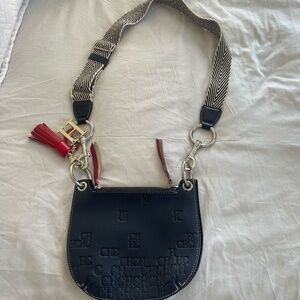 Authentic Carolina Herrera leather crossbody with dust bag